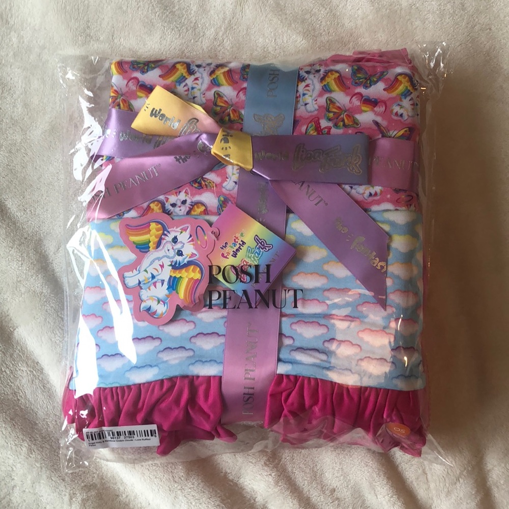 Posh Peanut x Lisa Frank Angel Kitty luxe patoo
